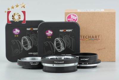 【中古】TECHART テックアート LM-EA9 + K&F Concept ケーアンドエフコンセプト M39-NEX + SC-E マウントアダプター x3 元箱付き