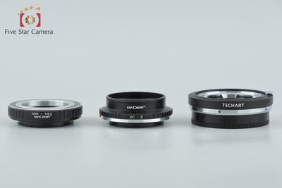 【中古】TECHART テックアート LM-EA9 + K&F Concept ケーアンドエフコンセプト M39-NEX + SC-E マウントアダプター x3 元箱付き