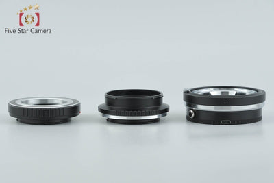 【中古】TECHART テックアート LM-EA9 + K&F Concept ケーアンドエフコンセプト M39-NEX + SC-E マウントアダプター x3 元箱付き