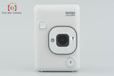【中古】FUJIFILM 富士フイルム instax mini LiPlay ストーンホワイト