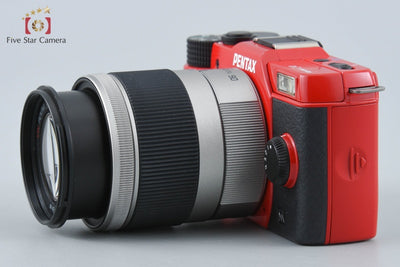 【中古】PENTAX ペンタックス Q10 レッド + SMC 15-45mm f/2.8 ED IF 06 TELEPHOTO ZOOM シャッター回数僅少