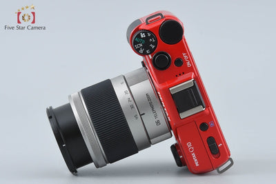 【中古】PENTAX ペンタックス Q10 レッド + SMC 15-45mm f/2.8 ED IF 06 TELEPHOTO ZOOM シャッター回数僅少