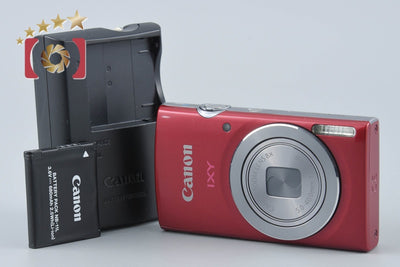 【中古】Canon キヤノン IXY 120 レッド コンパクトデジタルカメラ