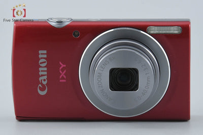 【中古】Canon キヤノン IXY 120 レッド コンパクトデジタルカメラ
