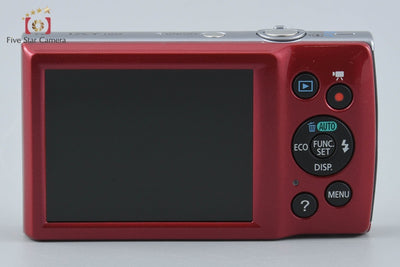 【中古】Canon キヤノン IXY 120 レッド コンパクトデジタルカメラ