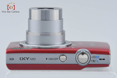 【中古】Canon キヤノン IXY 120 レッド コンパクトデジタルカメラ