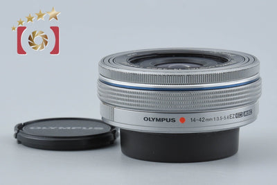 【中古】OLYMPUS オリンパス M.ZUIKO DIGITAL ED 14-42mm f/3.5-5.6 EZ シルバー
