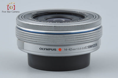【中古】OLYMPUS オリンパス M.ZUIKO DIGITAL ED 14-42mm f/3.5-5.6 EZ シルバー