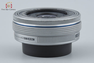 【中古】OLYMPUS オリンパス M.ZUIKO DIGITAL ED 14-42mm f/3.5-5.6 EZ シルバー