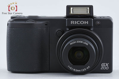 【中古】RICOH リコー GX200 VFキット コンパクトデジタルカメラ 元箱付き