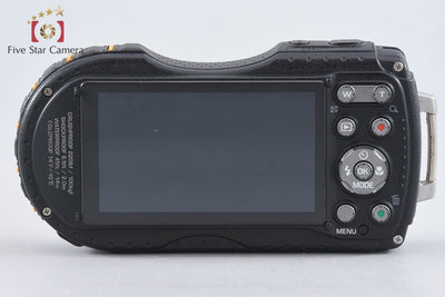 【中古】RICOH リコー PENTAX ペンタックス WG-3 オレンジ 防水アクションカメラ シャッター回数僅少