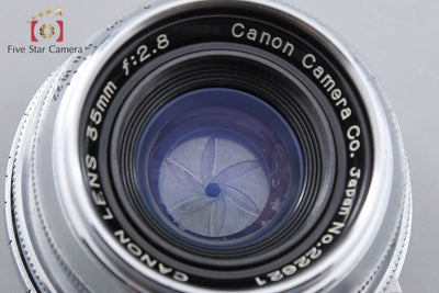 【中古】Canon キヤノン 35mm f/2.8 L39 ライカスクリューマウント