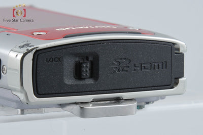 【中古】OLYMPUS オリンパス TOUGH TG-610 レッド コンパクトデジタルカメラ