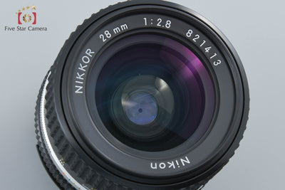 【中古】Nikon ニコン Ai-S NIKKOR 28mm f/2.8