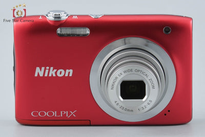 【中古】Nikon ニコン COOLPIX A100 レッド コンパクトデジタルカメラ
