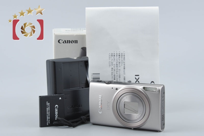 【中古】Canon キヤノン IXY 650 シルバー コンパクトデジタルカメラ 元箱付き