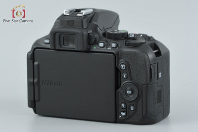 【中古】Nikon ニコン D5600 ダブルズームキット シャッター回数僅少