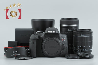 【中古】Canon キヤノン EOS Kiss X8i ダブルズームキット