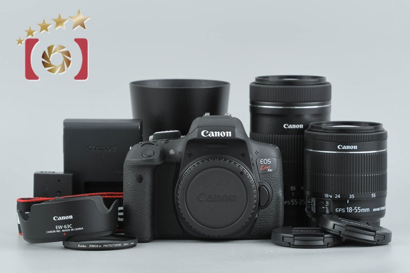 【中古】Canon キヤノン EOS Kiss X8i ダブルズームキット