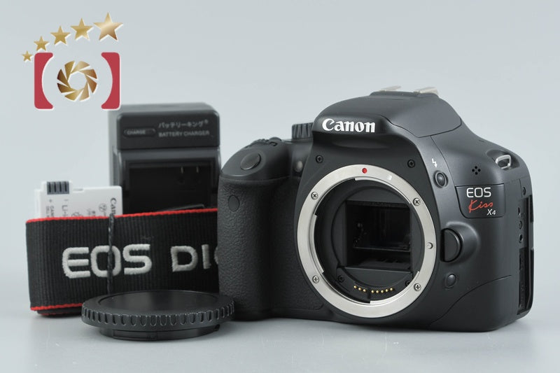 【中古】Canon キヤノン EOS Kiss X4 デジタル一眼レフカメラ シャッター回数僅少