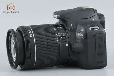【中古】Canon キヤノン EOS Kiss X7 EF-S 18-55mm IS STM レンズキット ブラック