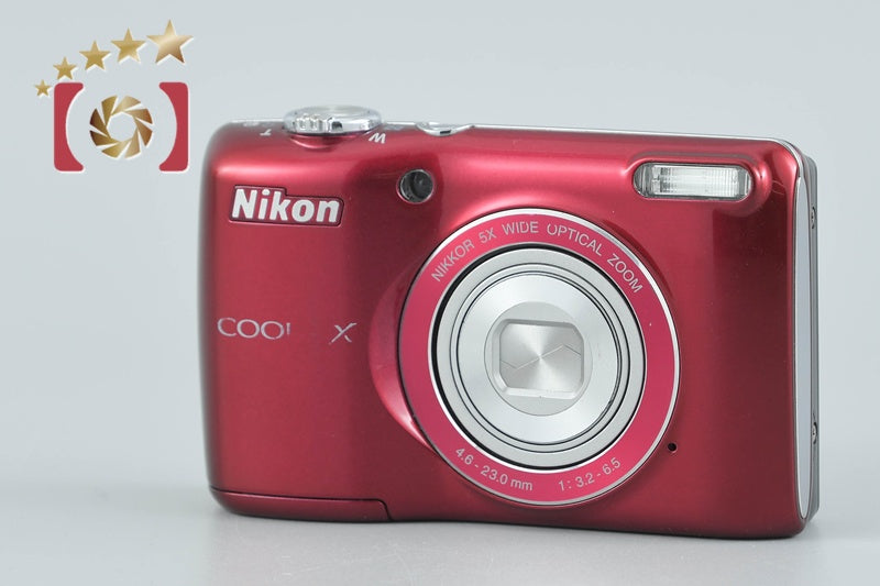 【中古】Nikon ニコン COOLPIX L26 レッド コンパクトデジタルカメラ