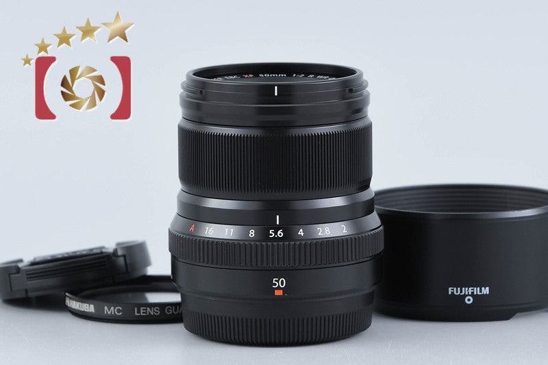 【中古】FUJIFILM 富士フイルム XF 50mm f/2 R WR ASPHERICAL ブラック