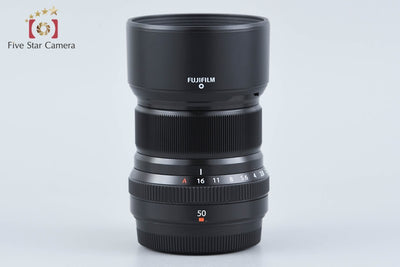 【中古】FUJIFILM 富士フイルム XF 50mm f/2 R WR ASPHERICAL ブラック