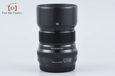 【中古】FUJIFILM 富士フイルム XF 50mm f/2 R WR ASPHERICAL ブラック