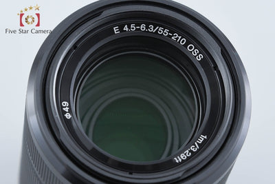 【中古】SONY ソニー E 55-210mm f/4.5-6.3 OSS SEL55210 ブラック