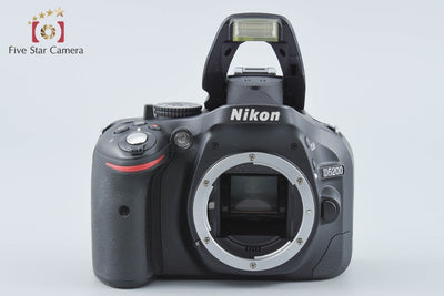 【中古】Nikon ニコン D5200 18-55 VR レンズキット ブラック シャッター回数僅少