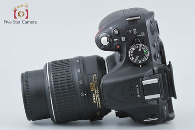 【中古】Nikon ニコン D5200 18-55 VR レンズキット ブラック シャッター回数僅少