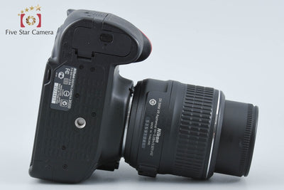 【中古】Nikon ニコン D5200 18-55 VR レンズキット ブラック シャッター回数僅少