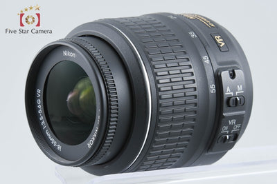 【中古】Nikon ニコン D5200 18-55 VR レンズキット ブラック シャッター回数僅少