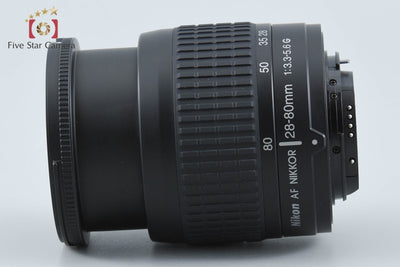 【中古】Nikon ニコン AF NIKKOR 28-80mm f/3.5-5.6 G ブラック