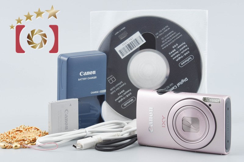 【中古】Canon キヤノン IXY 600F シャンパンピンク サマンサタバサモデル コンパクトデジタルカメラ