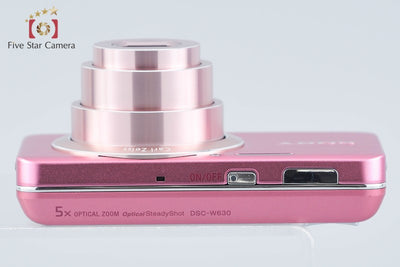 【中古】SONY ソニー Cyber-Shot DSC-W630 ピンク デジタルスチルカメラ