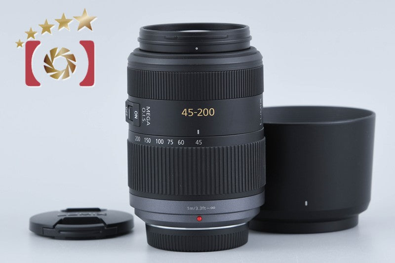 【中古】Panasonic パナソニック LUMIX G VARIO 45-200mm f/4-5.6 MEGA O.I.S. H-FS045200