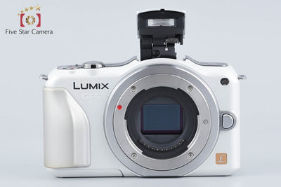 【中古】Panasonic パナソニック DMC-GF5X 14-42mm 電動ズームレンズキット シェルホワイト シャッター回数僅少