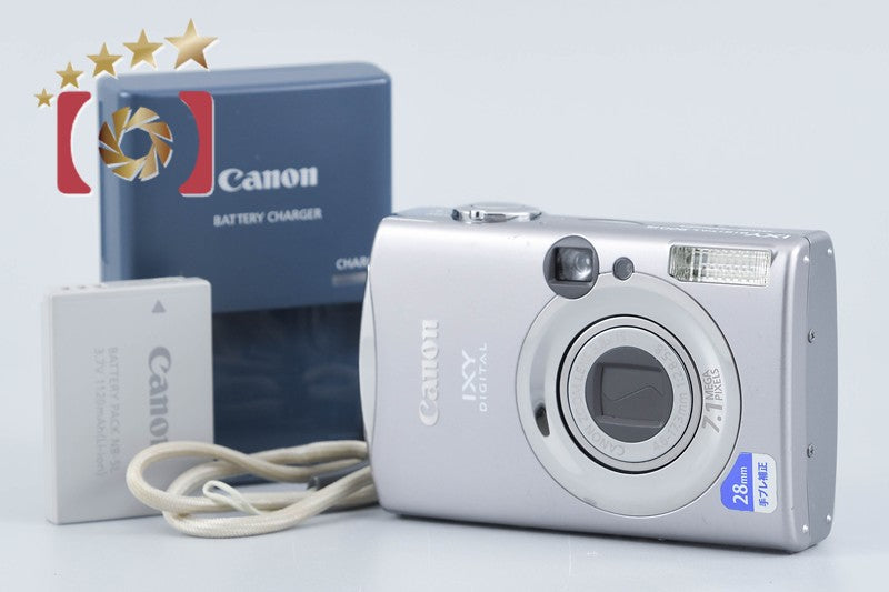 【中古】Canon キヤノン IXY Digital 900 IS シルバー コンパクトデジタルカメラ