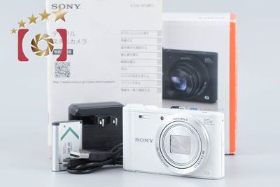【中古】SONY ソニー Cyber-shot DSC-WX350 ホワイト コンパクトデジタルカメラ 元箱付き 多言語対応