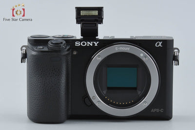 【中古】SONY ソニー α6000 ILCE-6000 ブラック パワーズームレンズキット シャッター回数僅少 多言語対応