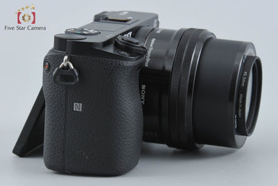 【中古】SONY ソニー α6000 ILCE-6000 ブラック パワーズームレンズキット シャッター回数僅少 多言語対応