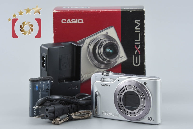 【中古】Casio カシオ EXILIM EX-H15 シルバー コンパクトデジタルカメラ 元箱付き
