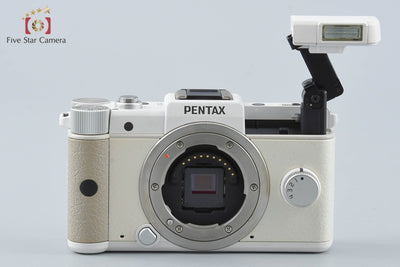 【中古】PENTAX ペンタックス Q ホワイト ミラーレス一眼カメラ シャッター回数僅少