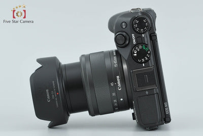 【中古】Canon キヤノン EOS M3 ブラック EF-M 15-45mm f/3.5-6.3 IS STM レンズキット