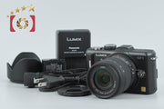 【中古】Panasonic パナソニック DMC-GF1 エスプリブラック + LUMIX G VARIO 14-45mm f/3.5-5.6 ASPH. MEGA O.I.S. H-FS014045 シャッター回数僅少