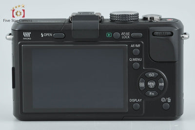 【中古】Panasonic パナソニック DMC-GF1 エスプリブラック + LUMIX G VARIO 14-45mm f/3.5-5.6 ASPH. MEGA O.I.S. H-FS014045 シャッター回数僅少