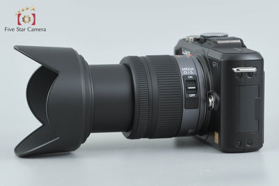 【中古】Panasonic パナソニック DMC-GF1 エスプリブラック + LUMIX G VARIO 14-45mm f/3.5-5.6 ASPH. MEGA O.I.S. H-FS014045 シャッター回数僅少