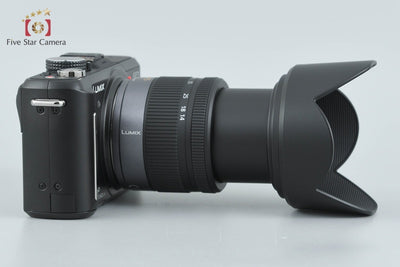 【中古】Panasonic パナソニック DMC-GF1 エスプリブラック + LUMIX G VARIO 14-45mm f/3.5-5.6 ASPH. MEGA O.I.S. H-FS014045 シャッター回数僅少